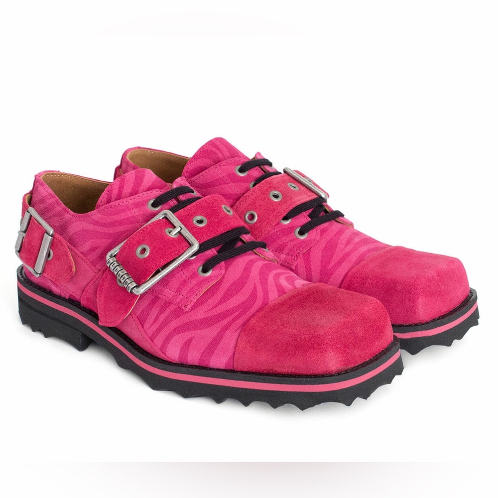 John Fluevog Guthrie Carlton MK1 Pink Suede size 9